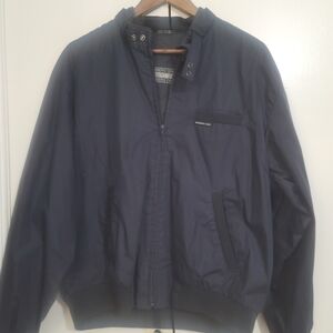 Members Only  Vintage Navy Lightweight Bomber Jacket
